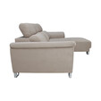 L Shape Easy Clean Fabric Sofa - 8683